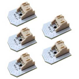 WELURE WR55X11132 5Pcs Refrigerator Light Replacement LED Compatible for GE Models GFE26GGKBBB GFE26GGKBWW GFE26GMHBES GFE26GMHCES, No-Include Plastic Cover