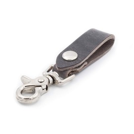 Main Street Forge | Full Grain Leather Keychain for Men | Made in USA | Hand Made | Luxury Valet Key Chain | Quick Detach | Men's Key Ring Organizer