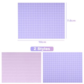 Index Cards, 300PCS Ruled Index Cards Record Cards Revision Cards Flash Cards 7.6 X 10CM Lined Note Cards for School Office Home Study (Purple)