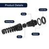 QUARKZMAN Pack of 10 Waterproof Cable Glands, PG11 Nylon Cable