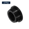 sourcing map 2 Pcs Black Plug Holes, Waterproof Rubber Button