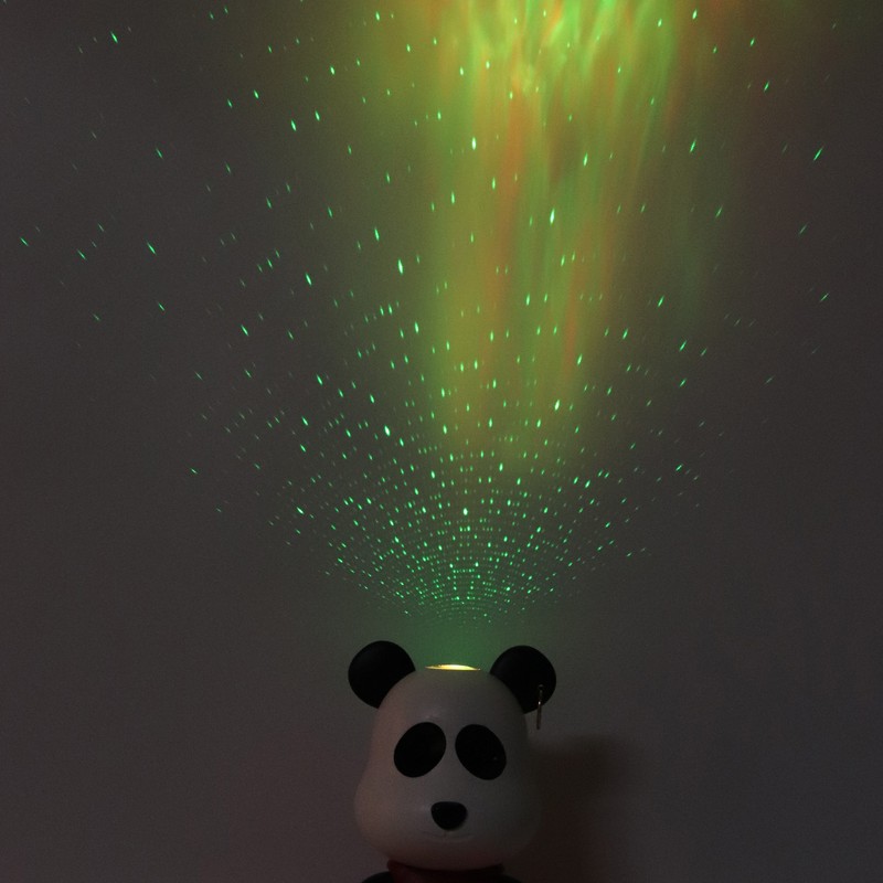 Star Light Projector with Bluetooth Speaker Panda Shape Projection Lamp