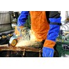 shenwld Leather Welding Work Apron, Heavy Duty Heat & Flame-Resistant