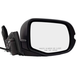 Brock Replacement Side View Mirror Power Manual Folding w/Cover Passenger Compatible with 2017-2019 Ridgeline Pickup Truck 76200T6ZA01ZD 76200-T6Z-A01ZD