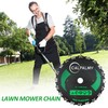 (2-Set) 9" x 20T Chainsaw Tooth Brush Blades - Weed
