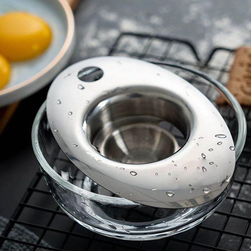 ZMREN Egg Yolk Separator, Egg Separator, 304 Stainless Steel Egg