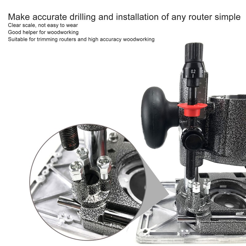 Aluminium Router Table Insert Plate for Woodworking Benches Milling Trimming