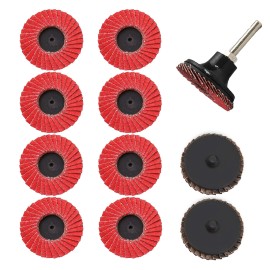 COSPOF 2 Inch Flap Sanding Disc 120 Grit,Surface Conditioning Disc,Quick Change Conn...