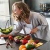 Relaxdays Überkochschutz Silikon, Spritzschutz & Untersetzer für Töpfe, hitzebeständig, pflegeleicht,