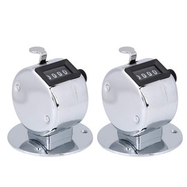 4 Digit Hand Tally Counters, Tally Counter Track & Field Lap Counters Metal Case Tally Clicker Counter for ports Games golfball
