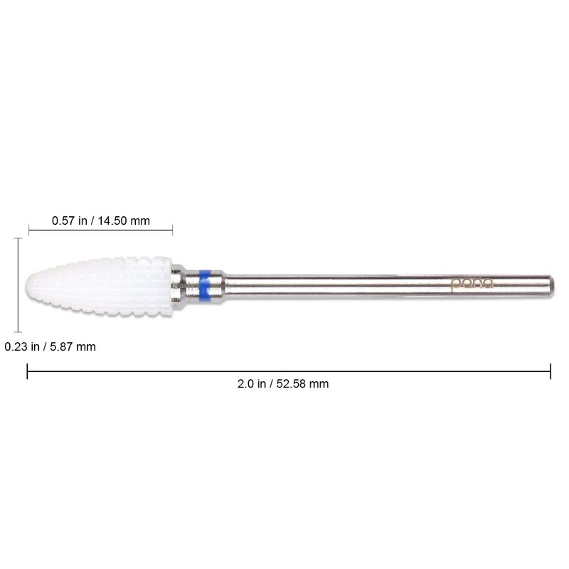 Pana Professional - Large Cone White Ceramic Bit 3/32" Shank