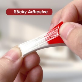 Silicone Weather Stripping Door Seal Strip,20 Feet Soundproofing Door Weatherstripping for Door Frame&Window,D-Shape Self Adhesive Door Seal Strip for All Kinds Doors Gap of Garage,Trucks, RVs,Etc.