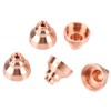 5pcs Plasma Shield Cup Cap for MAX45 Cutting Torch Consumables