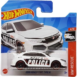 Hot Wheels Single Cars 2018 Honda Civic Type R HKJ21