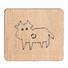 Cutting Die Cow Shape 55x42mm Leather Punching Mold Alloy Steel