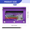 ASBEFORE Pencil Pouch 3 Ring Binder: 3 Ring Binder Pencil