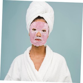 Ipetboom Hot Cold Therapy Full Facial Reduces Swelling Dark Circles Reusable Comfortable Pvc Material Nose Mouth Eye Holes