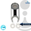 tecuro Chrome-plated shower holder, no drilling required, suitable for 1/2