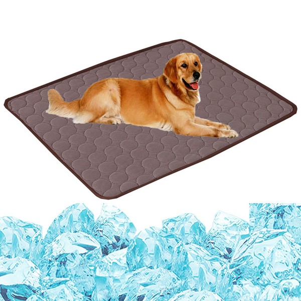Dog Cooling Mat Breathable Washable Summer Pet Cooling Pad Dog