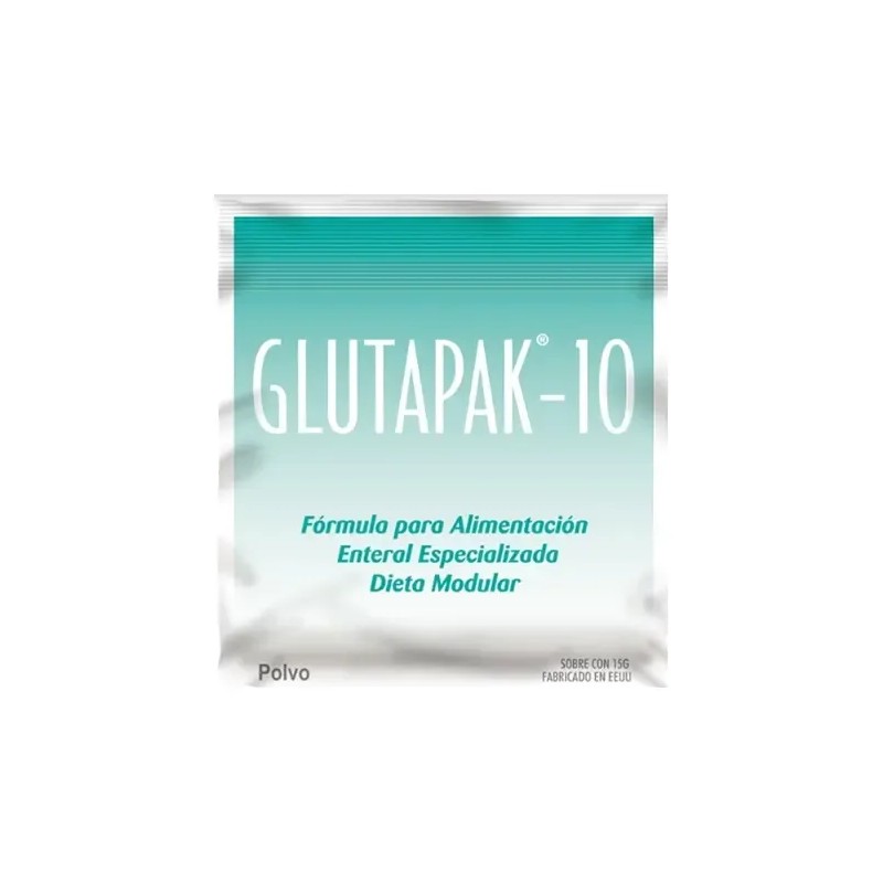Kit C10 Pz Glutapak-10 Sobre Con 15g Glutamina Polvo Victus