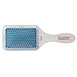 Olivia Garden EcoHair Paddle Large - Eco-Friendly Professional Bamboo Hairbrush for Styling