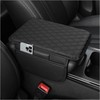 wumawu Arm Rest Cover for Car, Leather Car Center Console