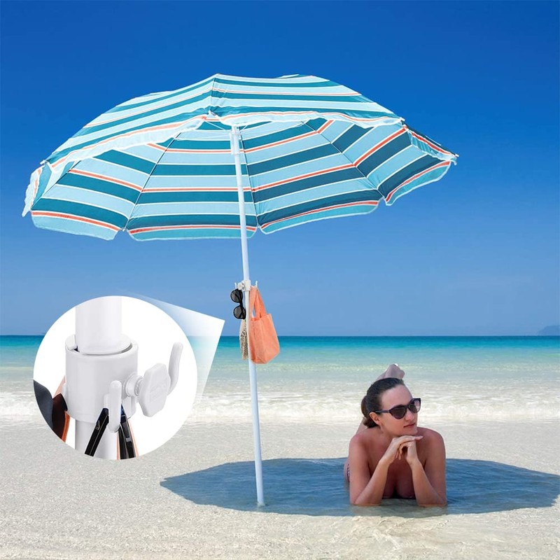 TUIBEIDAMAI Parasol Holder, Balcony Railing, Adjustable, Space-Saving Parasol Holder, Balcony,