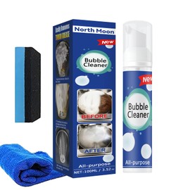 100ML X 1PCS Bubble Cleaner Foaming Heavy Oil Stain Cleaner,Best Multi Purpose Degreasing Foam, Stubborn Grease & Grime Remover Spray, All Purpose Cleaning Solution for Kitchen, Oven, Stove, Grill (1)