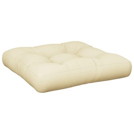 YLIEHS Enhance Comfort with Cream Pallet Cushion, Water-Resistant, Soft Filling for Outdoor and Indoor Use, 19.7" x 19.7" x 4.7"