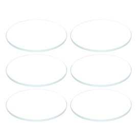 HARFINGTON 6pcs Watch Glass Crystal Lens, 25mm Dia. 1.1mm Edge Thickness Double Dome Round Clear Watch Glass Replacement Parts for Watchmaker Watch Glass Lens Replace