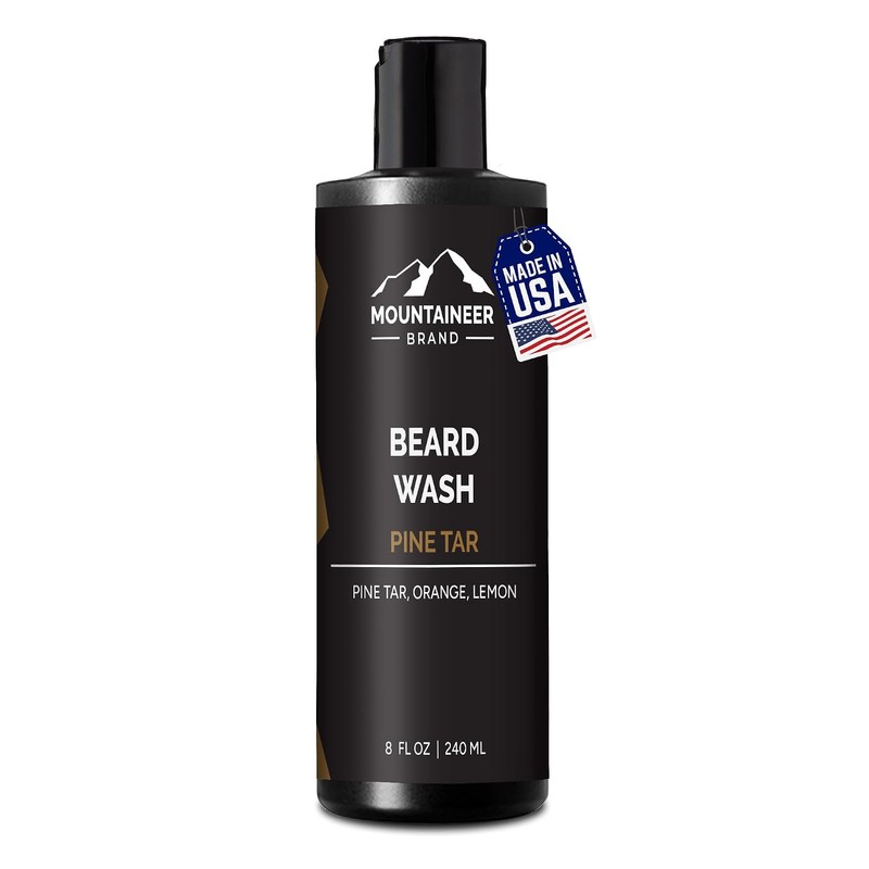Mountaineer Brand 100% Natural WV Pine Tar Beard Wash (8
