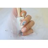 Handmade nail tip - fluffy sketch - short square /