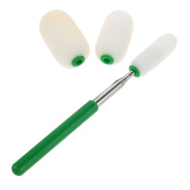 SEWACC 1 Set Adjustable Telescoping Pottery Sponge Stick Versatile Tool for Shaping Clay Moisture Control Easy Maintenance Includes Replaceable Sponge Heads