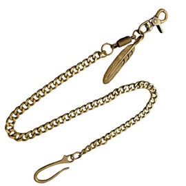 DAZUMA Men's Wallet Chain, Silver, Hook Retrofit, Fishhook, Kihei, Wallet, Chain, Cord, Rope, Nascan, antique