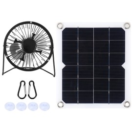 10W Solar Panel with Cooling Fan Photovoltaic Solar Panel for Home Pet Dog House