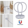 4 Pack Curtain Tie Backs, Magnetic Curtain Tiebacks,Modern Curtain Holdbacks,
