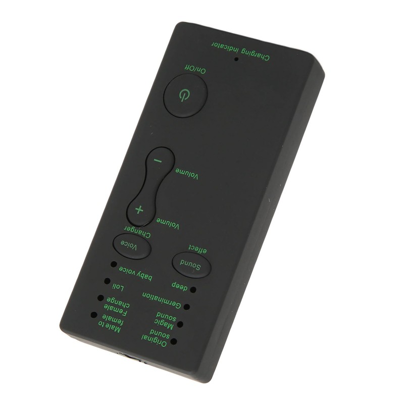 Voice Changer Portable Handheld 7 Modes Sound Card Voice Changer