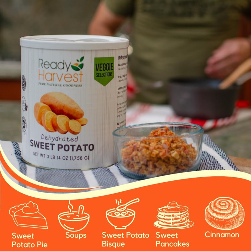 Ready Harvest Dehydrated Food - Sweet Potatoes | Emergency Food