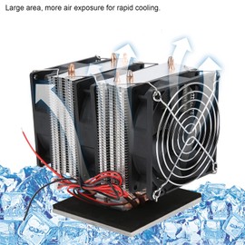 ANKROYU 12715 Thermoelectric Cooler, ABS Aluminium Alloy Semiconductor Cooling Plate, Rapid Cooling Refrigeration Cooler for Make Small Refrigerators