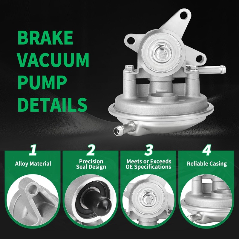 Vacuum Pump for Isuzu NPR L4 3.0L 3.9L 4.8L 5.2,