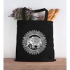 Autiga® Jute Bag Elephant Mandala Boho Bohamian Ethnic Tribal Ornament