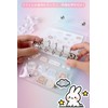 HGBANKASA Sticker Book, Plastic Board, Transparent M5 Mini Binder [Refill