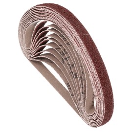 Kozelo 10Pack Sanding Belt, 2 x 72 Inch 36/60/120/240 Grit Aluminum Oxide Abrasive Belt