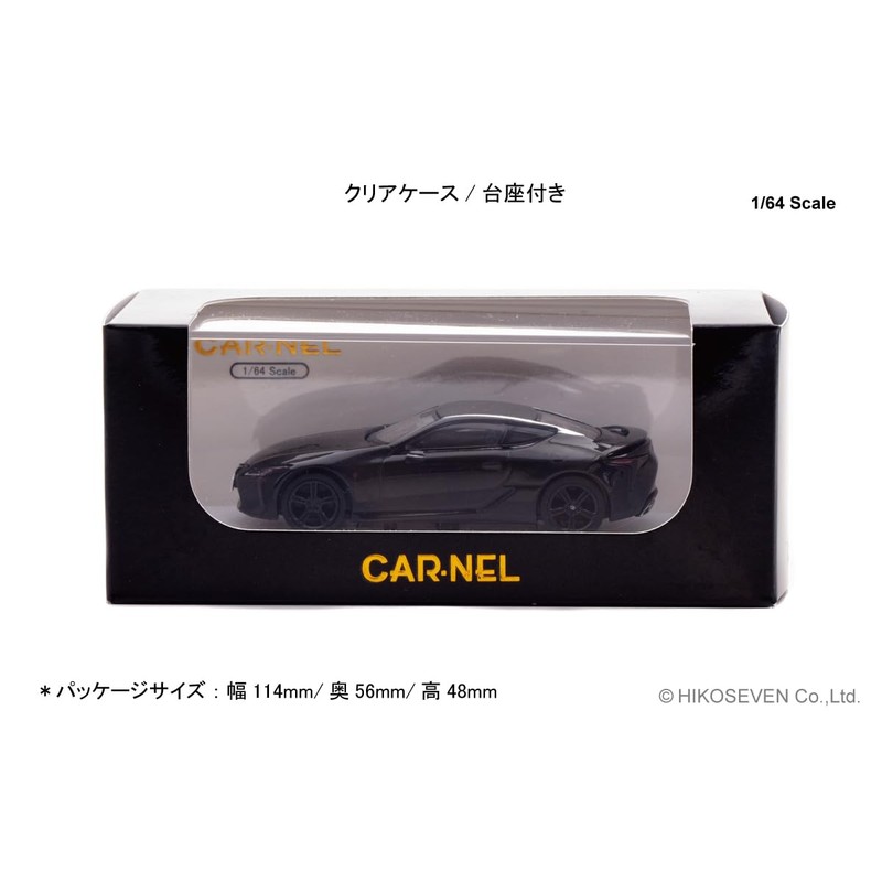 CARNEL CN640044 1/64 Lexus LC500 AVIATION 2021 Black Finished Product