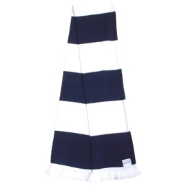 Spurs Fans Navy and White Traditional Bar Scarf