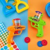 2 Pieces Foam Disc Launcher Zip Shot Shooter Disc Shooter