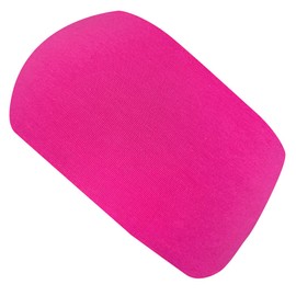 Wollhuhn Eco Children/Boys/Girls Cool Elastic Headband/Hair Band Comfortable Double Layer Jersey Many Designs (Plain Pink)