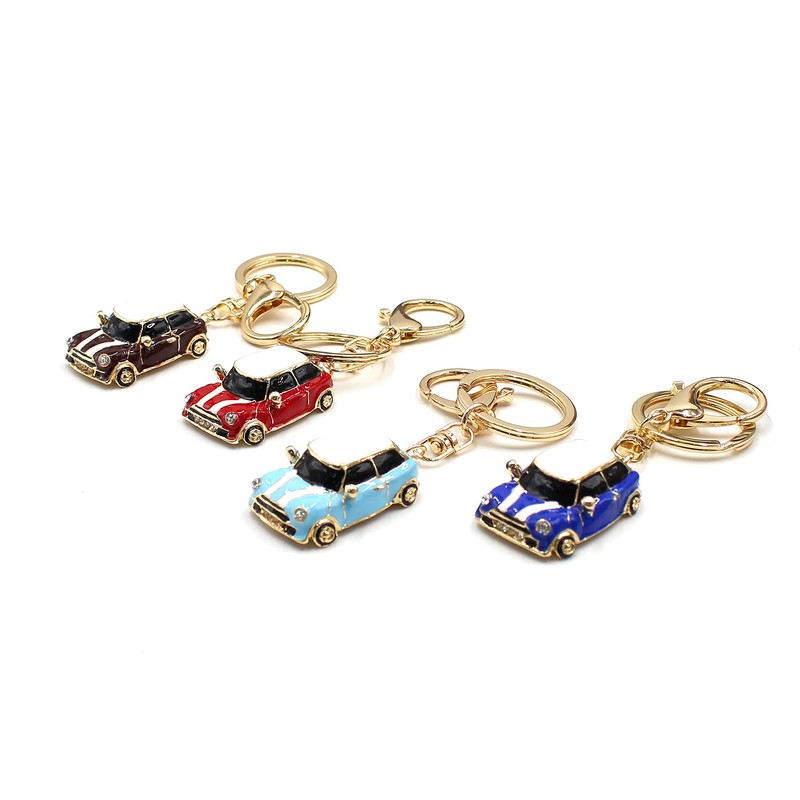 VmG-Store Mini Keyring Cooper Cult Car Metal Gift for Fans,