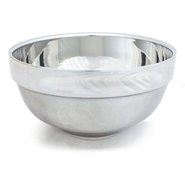 The Bluebeards Revenge, Traditional Stainless Steel Lathering Shaving Bowl for Shaving Creams and Soaps