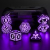 LED Dice Set for DND - Magical Glow Light Up